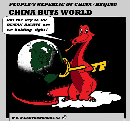 Cartoon: CHINA buys WORLD 1