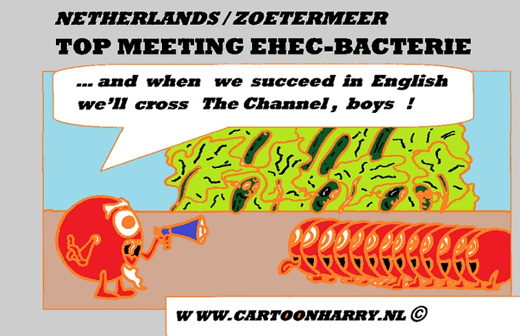 Cartoon: EHEC-bacterium Meeting 1