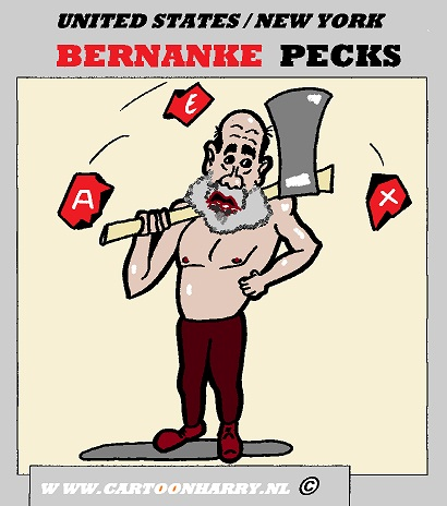 Cartoon: Bernanke Pecks 1