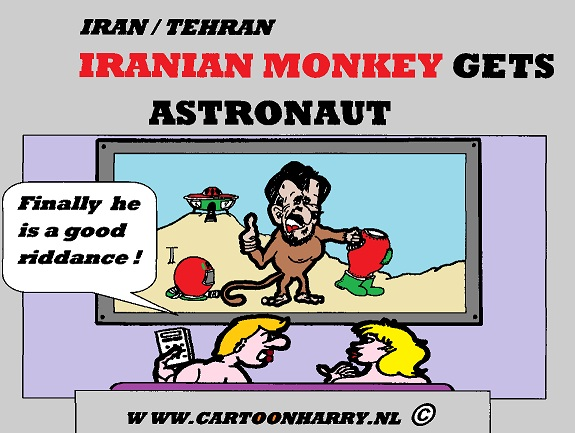 Cartoon: Iranian Monkey 1