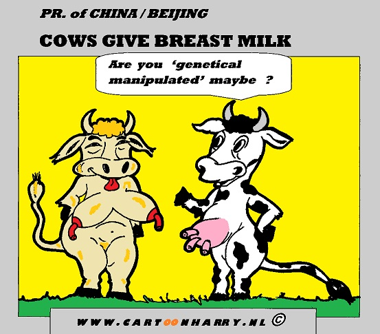 Cartoon: Chinese Breast Milk 1