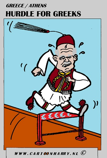 Cartoon: Greece Hurdles 1
