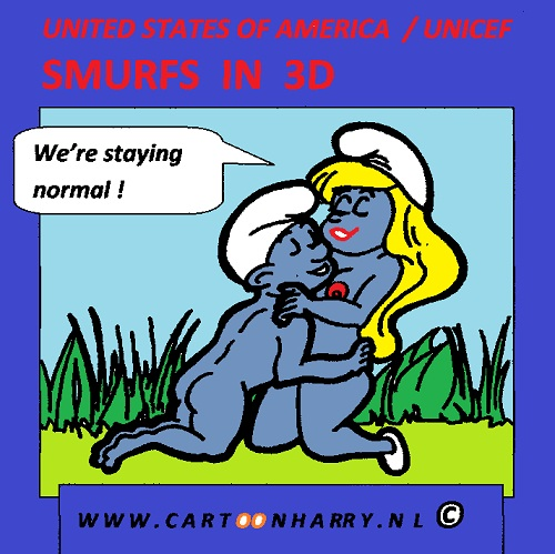 Cartoon: Smurfs in 3D 1