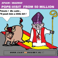 Pope Visits Spain