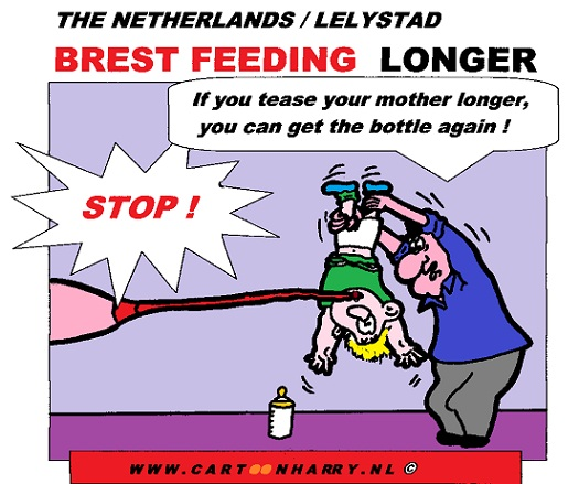 Cartoon: Breast Feeding Longer 1