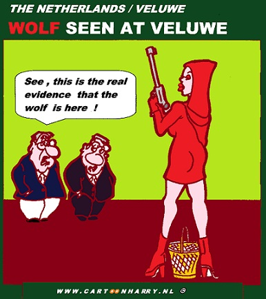 Cartoon: Wolf In Holland 1