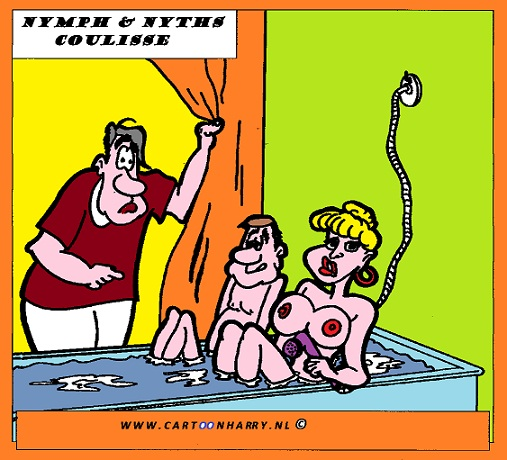 Cartoon: Coulisse 1