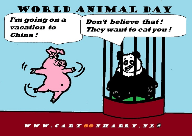 Cartoon: WORLD ANIMAL DAY 1