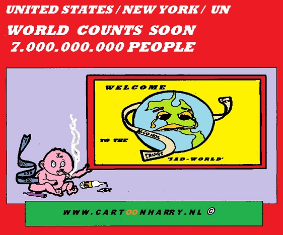 Cartoon: 7 Milliard People 1