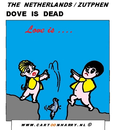 Cartoon: Dove is Dead 1