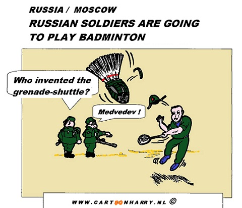 Cartoon: Grenade-Shuttle 1