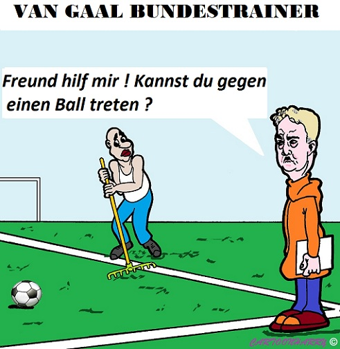 Cartoon: Louis van Gaal 1