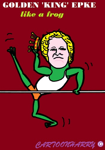 Caricature: Epke Zonderland 1