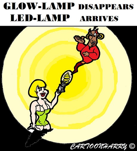 Cartoon: The LED lamp 1