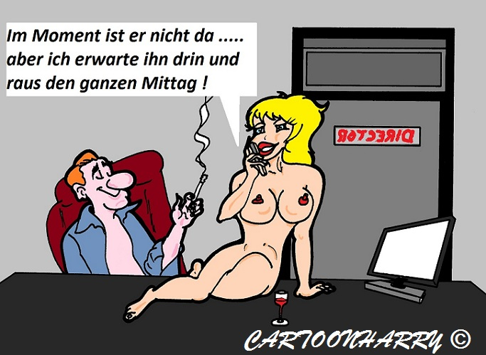 Cartoon: Beschäftigt 1