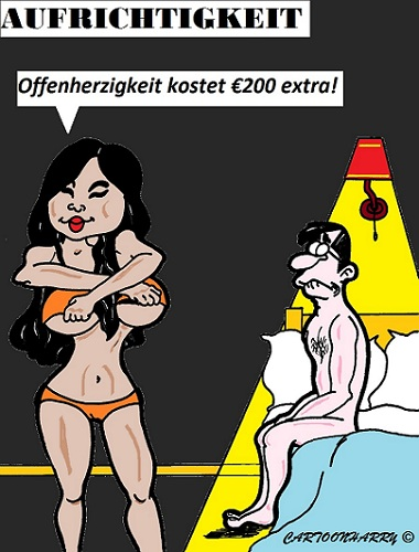 Cartoon: Ehrlichkeit 1