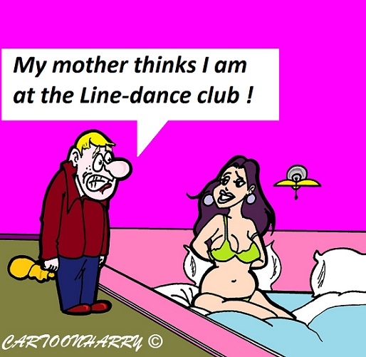 Cartoon: Line-Dance 1