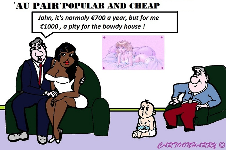 Cartoon: AuPair 1