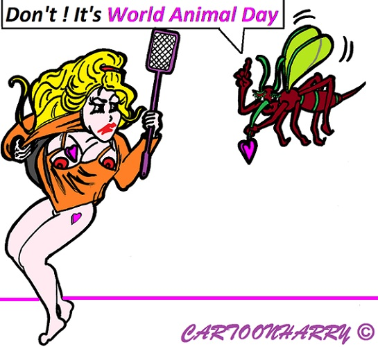 Cartoon: World Animal Day 1