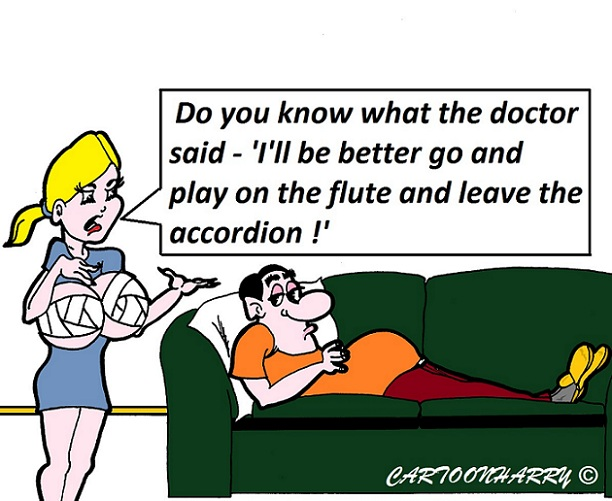 Cartoon: Flute or Harmonica 1