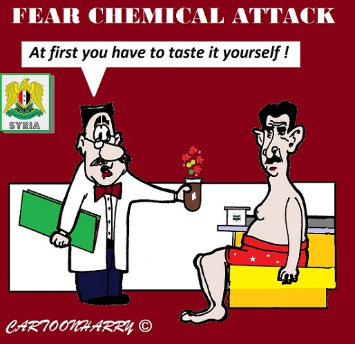 Caricature: Fear Chemical Attack 1