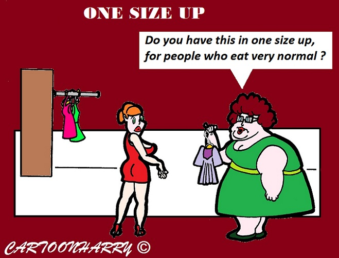 Cartoon: Only One Size 1