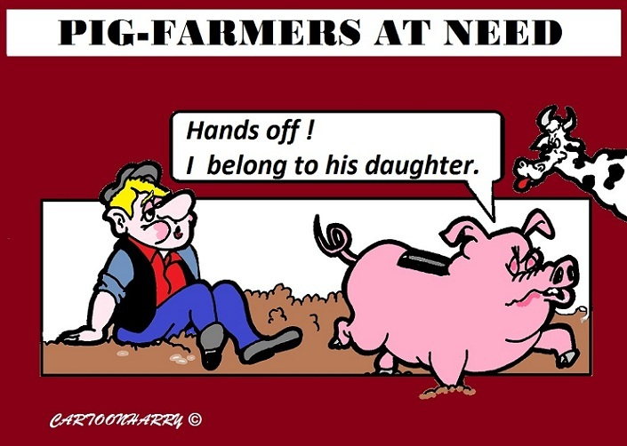 Cartoon: Pig-Farmers 1