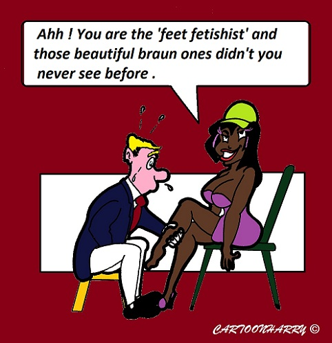 Cartoon: Feet Fetishist 1