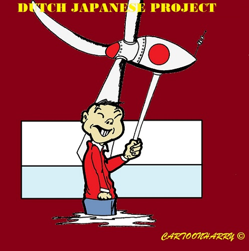 Cartoon: Japanese Wind 1