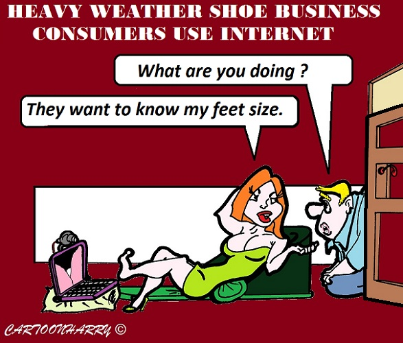 Cartoon: Shoe Shop Problems 1