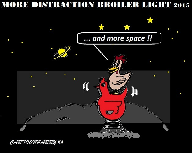 Cartoon: Distraction Broiler Light 1