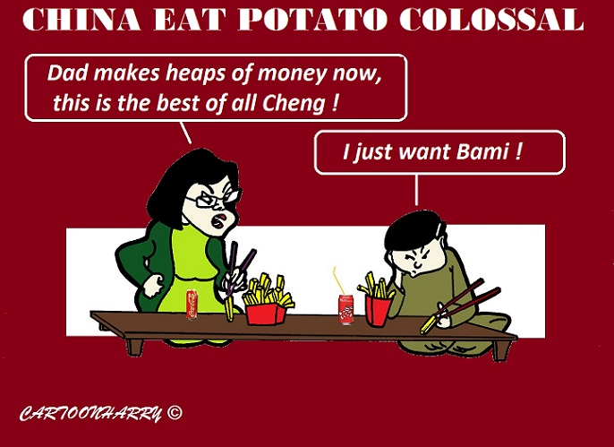 Cartoon: Chinese Potato Eaters 1