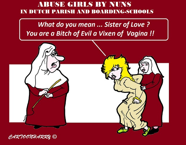 Cartoon: Girls Abuse 1