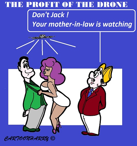 Cartoon: Drone Profit 1
