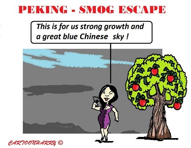 Cartoon: Peking Smog 1