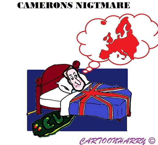 Caricature: David Cameron 1