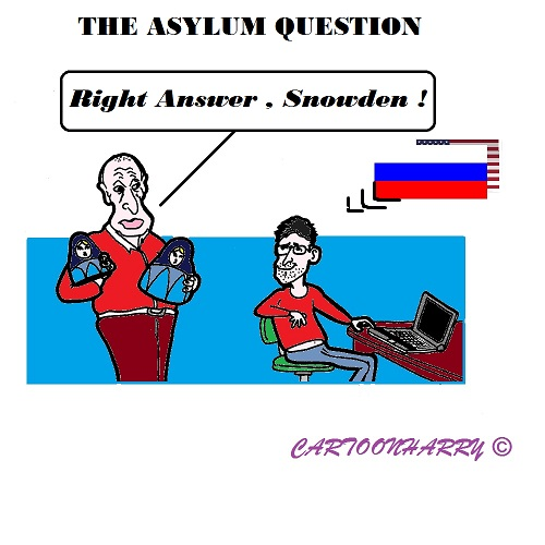 Cartoon: Putin and Snowden 1
