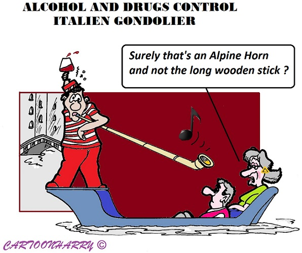Cartoon: Alcohol -and Drugs Check 1