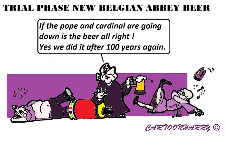 Cartoon: New Abbey Beer 1