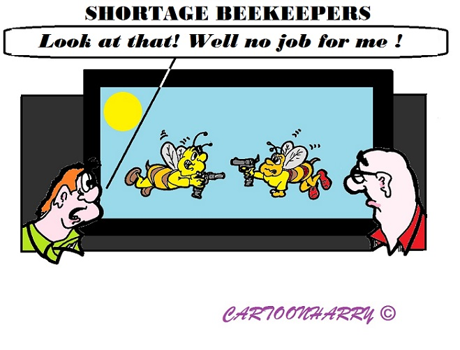 Cartoon: Beekeepers Wanted 1