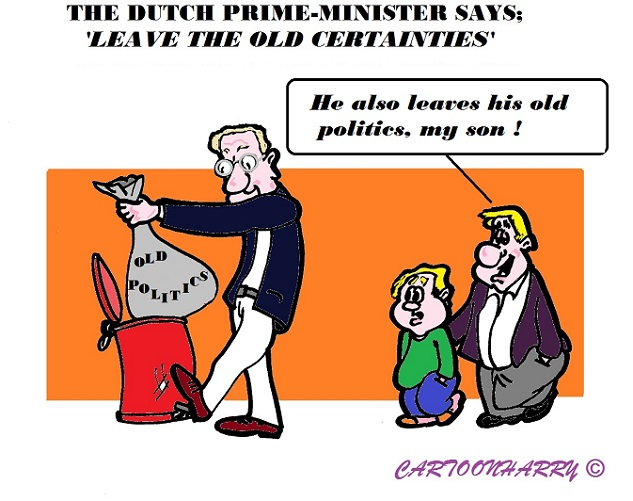 Cartoon: Mark Rutte 1