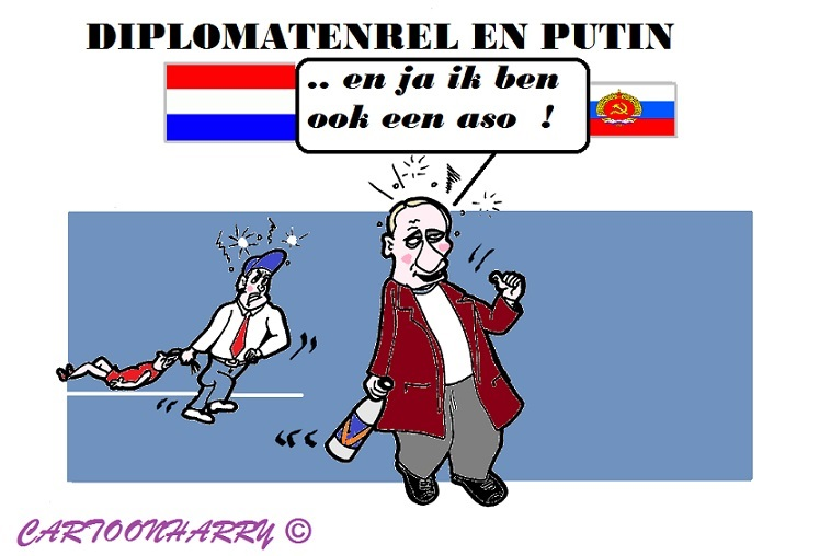 Cartoon: Diplomatenrel 1