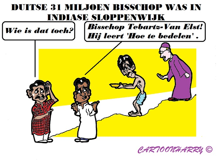Cartoon: Duitse Weelde Bisschop 1
