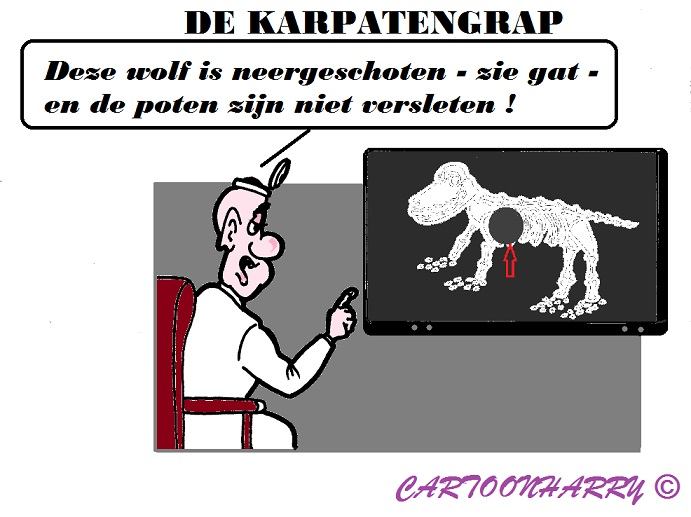 Cartoon: Karpaten Wolf 1