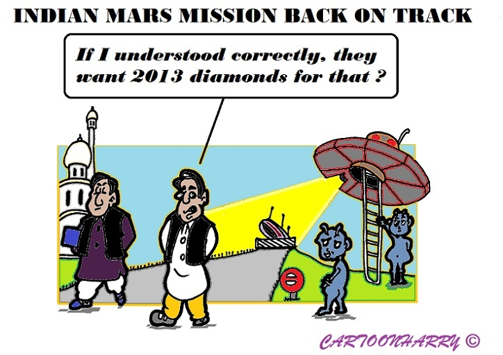 Cartoon: Indian Mars Mission 1