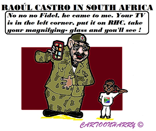 Caricature: Raoul Castro 1