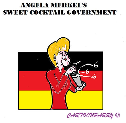 Karrikatur: Angela Merkel 1