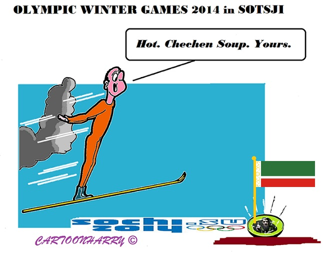 Cartoon: Sotsji and Chechen Soup 1