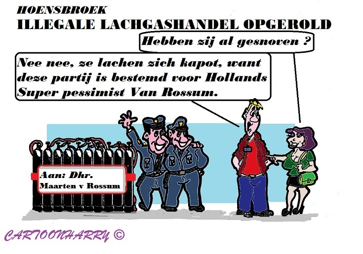 Cartoon: Lachgashandel 1