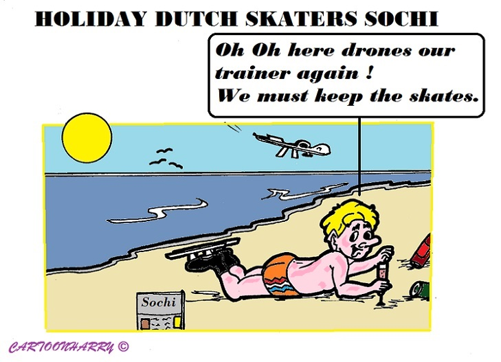Cartoon: Sochi Beach 1